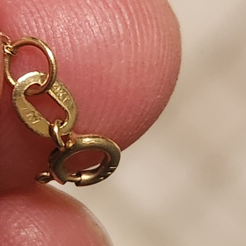 Sirena Collection 1/8 Carat Diamond  Pedant with 14kt Solid Gold  Necklace 18" - Picture 5 of 9